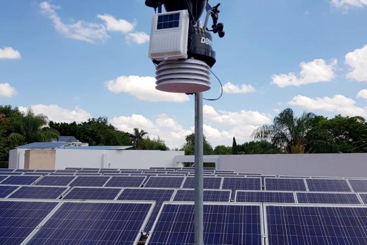 En esta zona, investigadores del Centro Universitario de Arte, Arquitectura y Diseño (CUAAD) instalaron la quinta estación meteorológica de la red de monitoreo