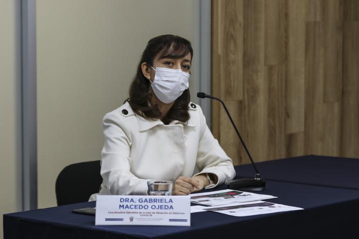 La doctora Gabriela Macedo Ojeda, destacó la velocidad de contagio de la nueva variante.