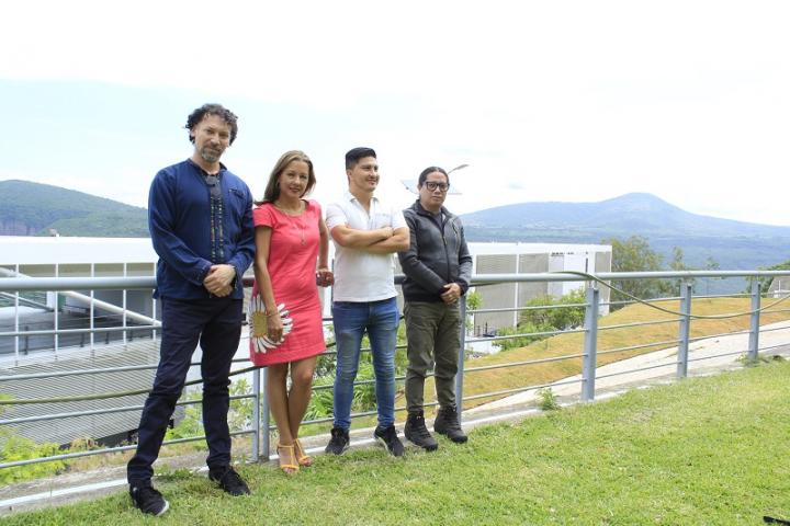 Académicos de la Universidad Central de Ecuador y coordinadora del doctorado