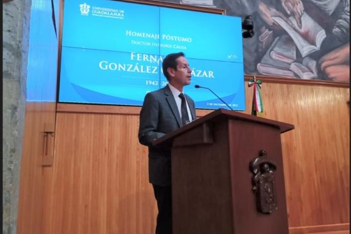 Rinden homenaje póstumo a Fernando González Gortázar
