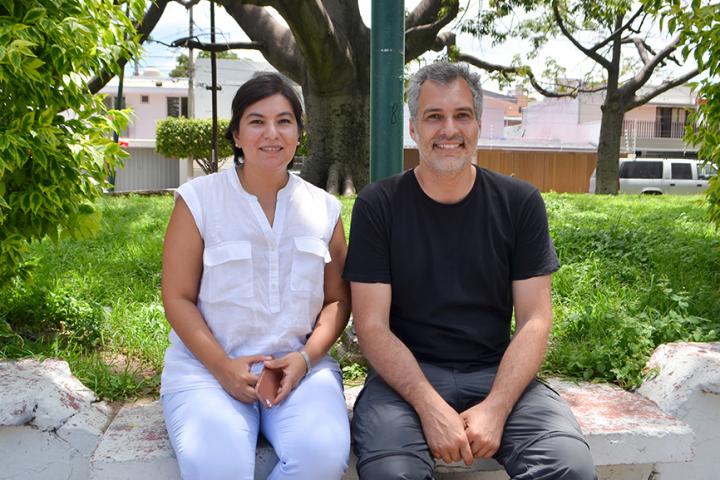 Leonardo Finotti y Claudia Rueda