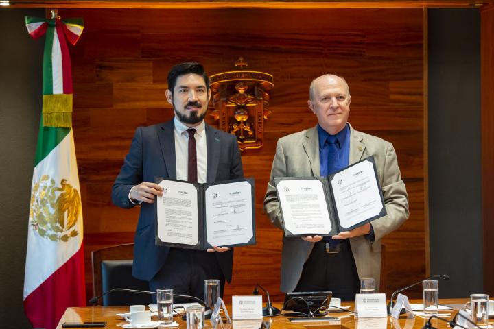 Firma de convenio UdeG e IMEPLAN 