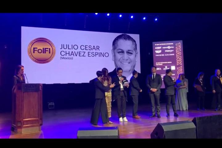 Chávez Espino se convierte en el primer latinoamericano en formar parte de esta federación