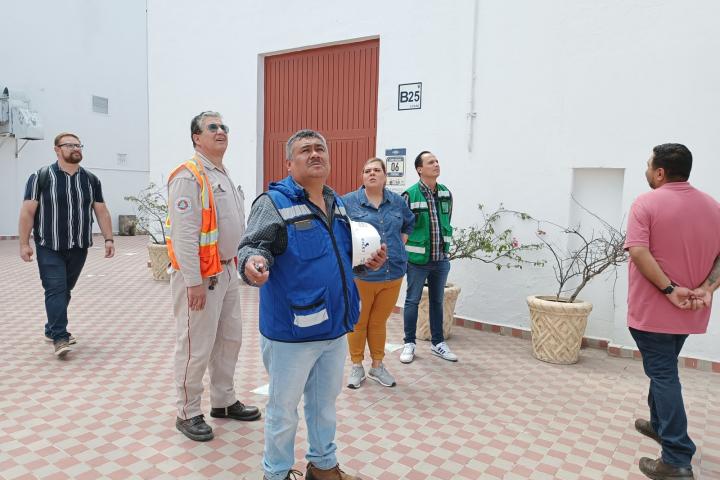 Dependencias municipales y especialistas realizaron inspecciones técnicas este jueves 