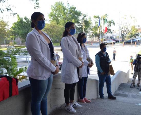 Se une CUAAD a la iniciativa privada para entregar cubrebocas_3