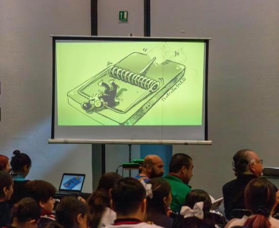 México y Grecia comparten las realidades de su caricatura en la conferencia “De Minerva a Atenea”, en el EICH 2024 1