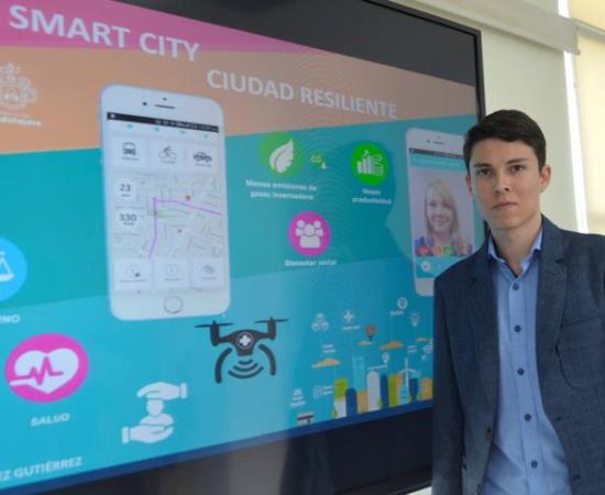 Alumno de Arquitectura ganador del reto Ciudapp de Campus Party