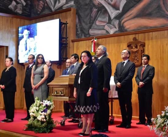 UdeG rinde homenaje luctuoso al exrector Jorge Enrique Zambrano Villa_1