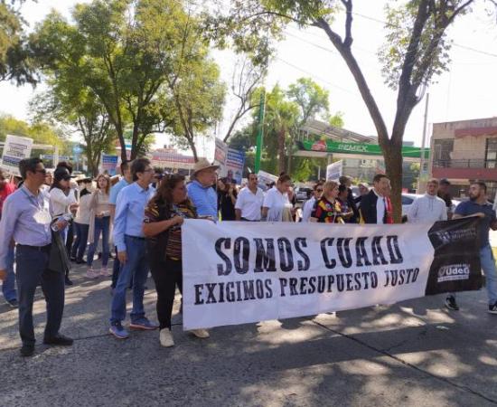 Al ritmo de batucada, CUAAD pide un presupuesto justo para la UdeG_1
