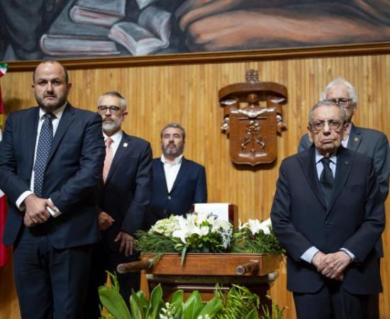 Despiden al Maestro Emérito de la UdeG Humberto Ponce Adame 1