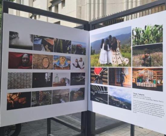 Estudiante del CUAAD lleva la memoria mixe a Medillín, Colombia - IMG2