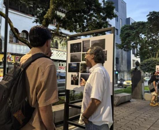 Estudiante del CUAAD lleva la memoria mixe a Medillín, Colombia - IMG5
