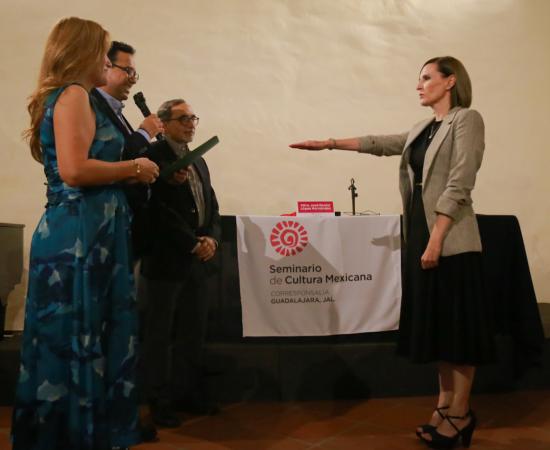 La doctora Isabel López Pérez destacó que dentro del Seminario buscará aportar desde la arquitectura, el espacio público y la cultura, con el objetivo de tender puentes entre el conocimiento académico y la sociedad