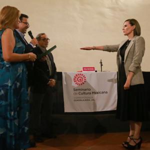 La doctora Isabel López Pérez destacó que dentro del Seminario buscará aportar desde la arquitectura, el espacio público y la cultura, con el objetivo de tender puentes entre el conocimiento académico y la sociedad
