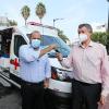 La Universidad de Guadalajara entregó este miércoles una ambulancia a la Cruz Roja Mexicana