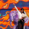 Develan mural de estudiante del CUAAD en corredor de arte del Museo de Ciencias Ambientales