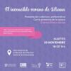 A las 18:00 horas de este martes 29 de noviembre habrá una presentación colectiva y performática del libro El invencible verano de Liliana, de Cristina Rivera Garza, con la presencia de la autora; esto tendrá lugar en la Antimonumenta, en el Centro Histórico de Guadalajara.